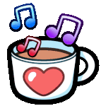 Mug bopping to Gloria Gaynor's "I Will Survive"